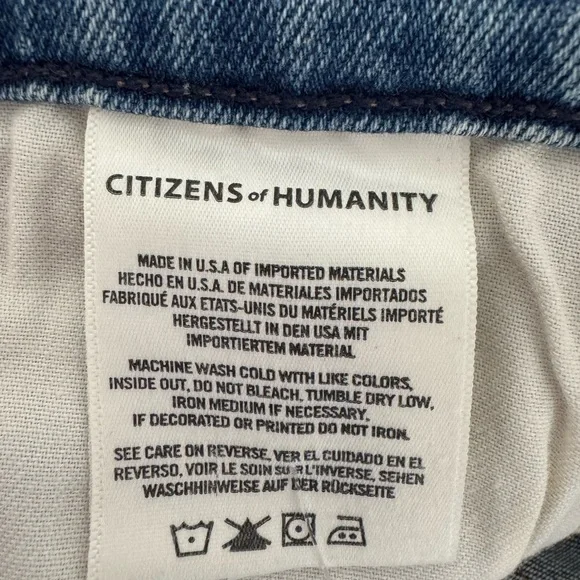 Citizens of Humanity Elsa Mid Rise Slim Fit Crop Jean Myth Wash NWT - Picture 10 of 10